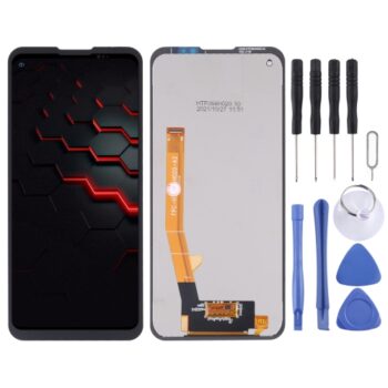 LCD Screen for Doogee V10 with Digitizer Full Assembly (Black)