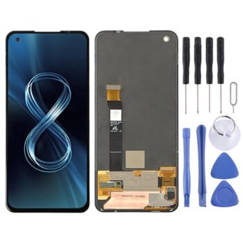 AMOLED LCD Screen for Asus Zenfone 8 ZS590KS-2A007EU I006D with Digitizer Full Assembly (Black)
