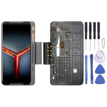 Game Expansion LCD Screen for Asus ROG Phone II ZS660KL with Digitizer Full Assembly (Black)