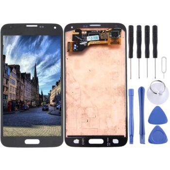 LCD Screen and Digitizer Full Assembly for Galaxy S5 / G9006V / G900F / G900A / G900I / G900M / G900V(Black)
