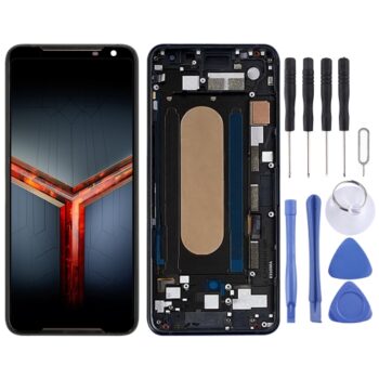 LCD Screen for Asus ROG Phone II ZS660KL Digitizer Full Assembly （Black)