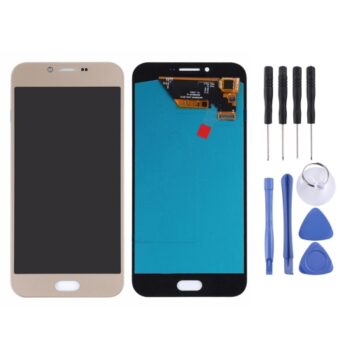 LCD Screen (OLED Material) for Galaxy A8 (2016), A810F/DS, A810YZ with Digitizer Full Assembly (Gold)