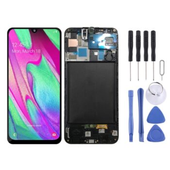LCD Screen  for Galaxy A50 SM-A505F with Digitizer Full Assembly(Black)