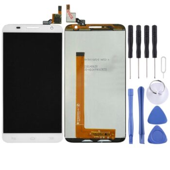 OEM LCD Screen for Alcatel One Touch Idol 2 S / 6050 / 6050Y / OT-6050 with Digitizer Full Assembly (White)