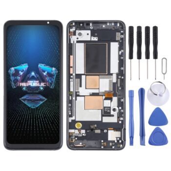 OLED LCD Screen for Asus ROG Phone 5 ZS673KS Digitizer Full Assembly （Black)