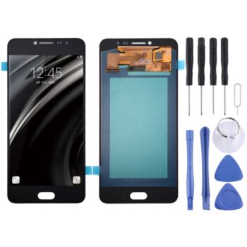 Oled LCD Screen for Galaxy C7 with Digitizer Full Assembly (Black)
