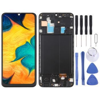 OLED LCD Screen for Samsung Galaxy A30 SM-A305 Digitizer Full Assembly  (Black)