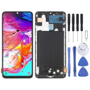 OLED LCD Screen for Samsung Galaxy A70 SM-A705 Digitizer Full Assembly  (6.7 inch)(Black)