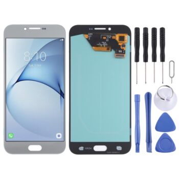 OLED LCD Screen for Samsung Galaxy A8 (2016) SM-A810 With Digitizer Full Assembly (Silver)