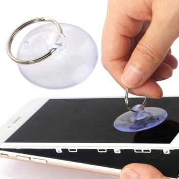 Suction Cup with Metal Key Ring for Cell Phone LCD Screen Removal Opening Repair Tools
