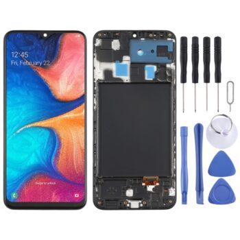 Super AMOLED LCD Screen for Galaxy A20 Digitizer Full Assembly