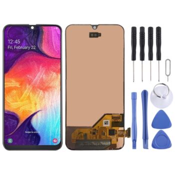 Super AMOLED LCD Screen for Galaxy A40 SM-A405F/DS, SM-A405FN/DS, SM-A405FM/DS With Digitizer Full Assembly (Black)