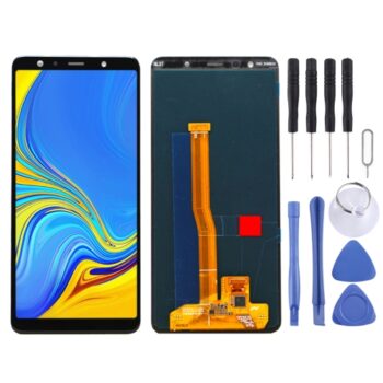 Super AMOLED LCD Screen for Galaxy A7 (2018), A750F / DS With Digitizer Full Assembly (Black)