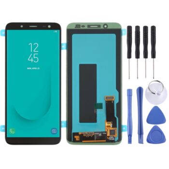 Super AMOLED LCD Screen for Galaxy J6 (2018) with Digitizer Full Assembly (Black)