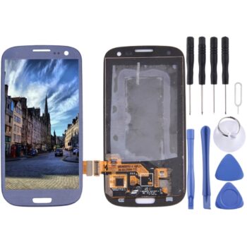 Super AMOLED LCD Screen for Galaxy SIII / i9300 with Digitizer Full Assembly (Dark Blue)