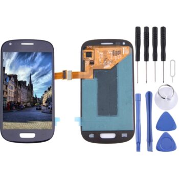 Super AMOLED LCD Screen for Galaxy SIII mini / i8190 with Digitizer Full Assembly (Blue)