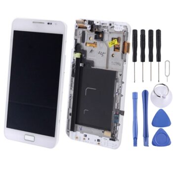Super AMOLED LCD Screen for Samsung Galaxy Note / i9220 / N7000 Digitizer Full Assembly  (White)
