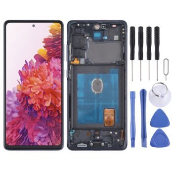 Super AMOLED LCD Screen for Samsung Galaxy S20 FE 4G SM-G780 Digitizer Full Assembly  (Blue)