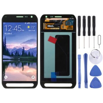 Super AMOLED LCD Screen for Samsung Galaxy S6 active SM-G890 with Digitizer Full Assembly (Grey)