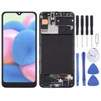 TFT LCD Screen for Samsung Galaxy A30s Digitizer Full Assembly  (Black)