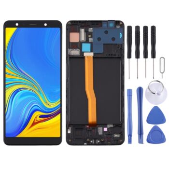TFT LCD Screen for Samsung Galaxy A7 (2018) / SM-A750F Digitizer Full Assembly  (Black)