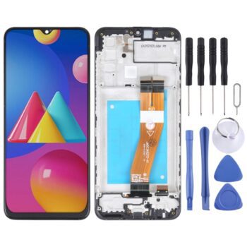 TFT Material LCD Screen and Digitizer Full Assembly  for Samsung Galaxy M02s(Black)