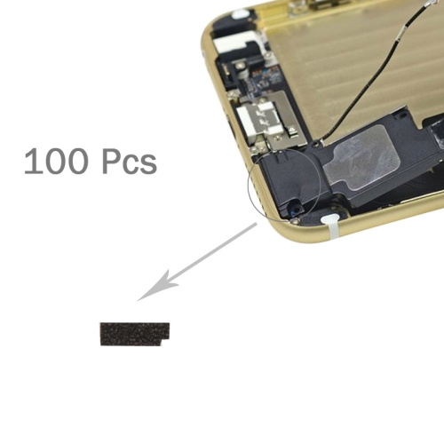 100 PCS for iPhone 6s Dock Connector Charging Port Sponge Foam Slice Pads